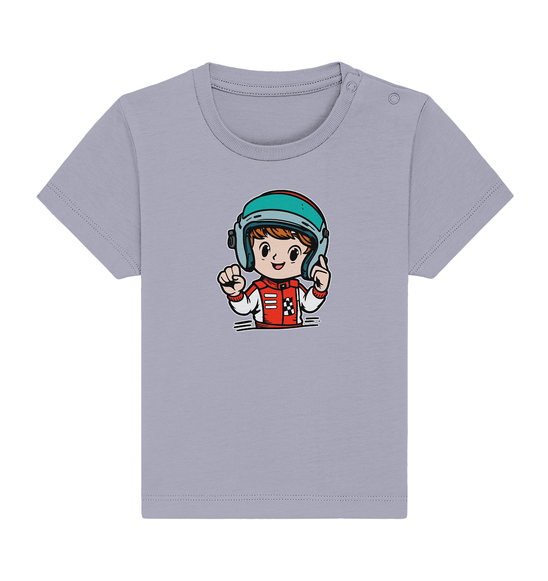 Kids Collection - Rennfahrer - Baby Organic Shirt