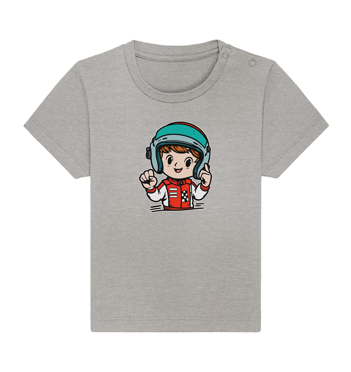 Kids Collection - Rennfahrer - Baby Organic Shirt