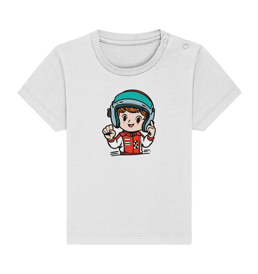 Kids Collection - Rennfahrer - Baby Organic Shirt