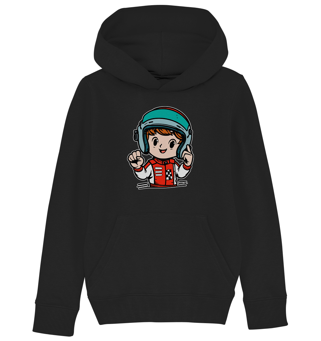 Kids Collection - Rennfahrer - Kids Organic Hoodie