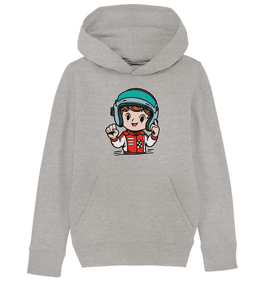 Kids Collection - Rennfahrer - Kids Organic Hoodie