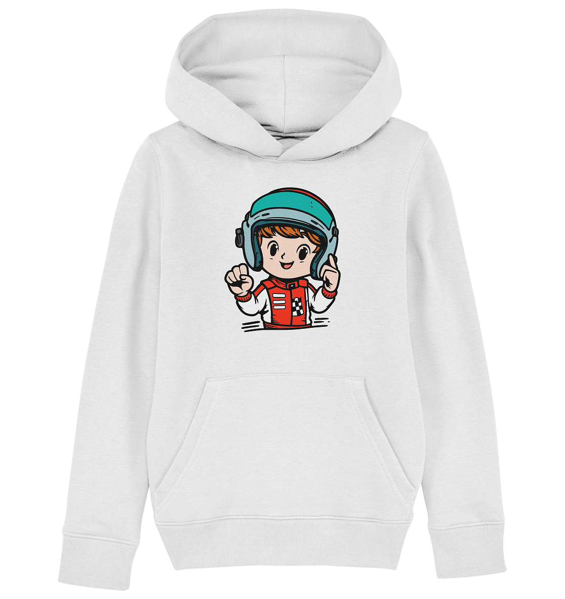 Kids Collection - Rennfahrer - Kids Organic Hoodie