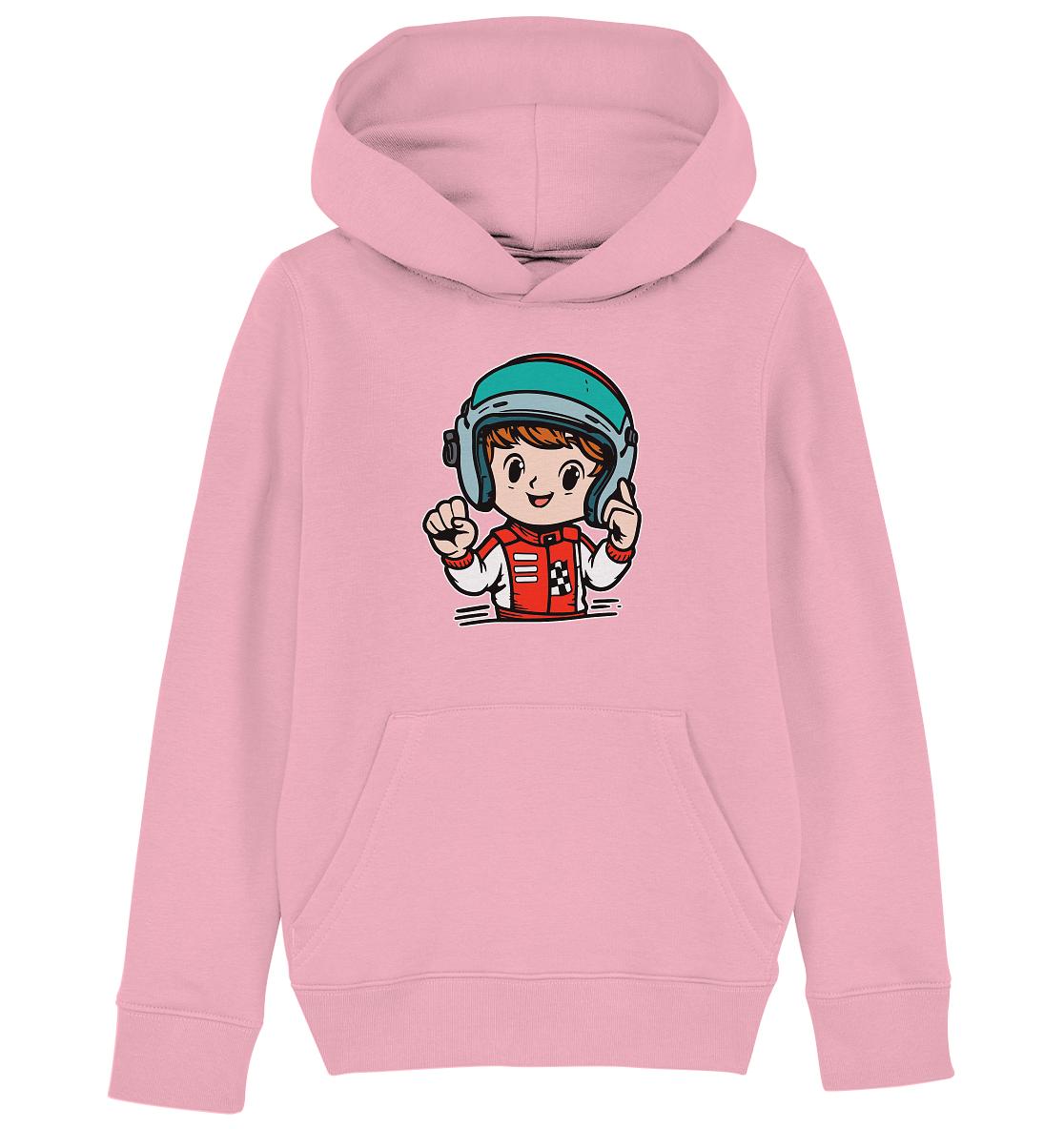 Kids Collection - Rennfahrer - Kids Organic Hoodie