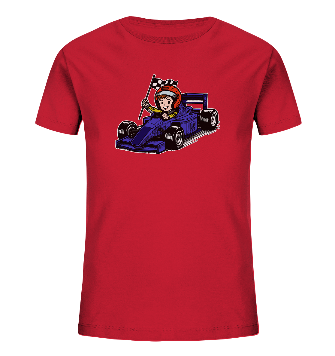 Kids Collection - Racing Cars - Kids Organic Shirt