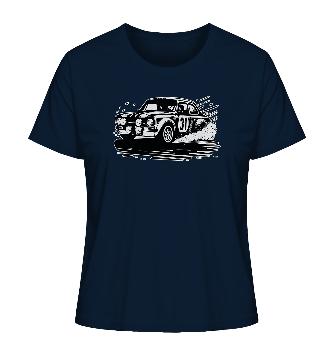 Burnouts - Rallycar - Ladies Organic Shirt