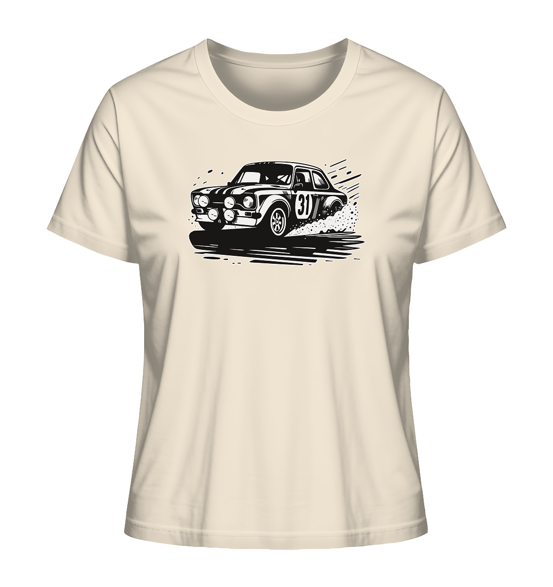 Burnouts - Rallycar - Ladies Organic Shirt