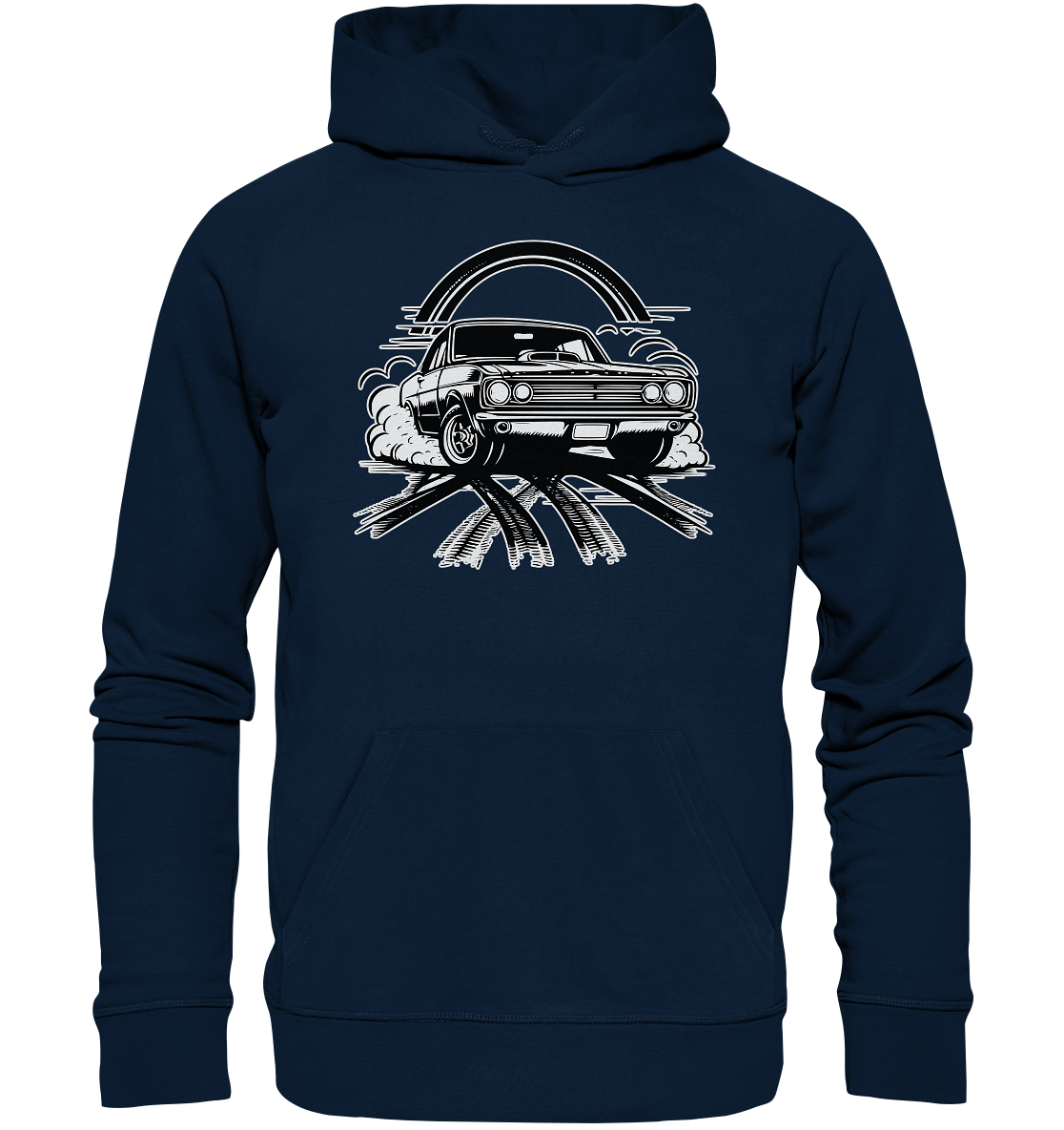 Burnouts - Oldtimer - Organic Hoodie