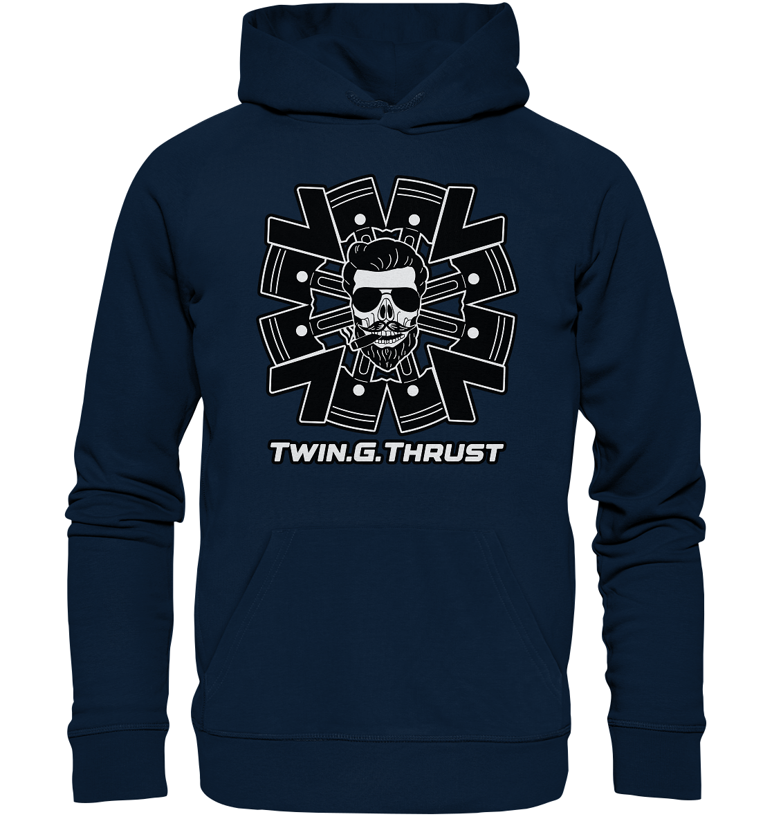 Twin.G.Thrust Logo - Organic Hoodie