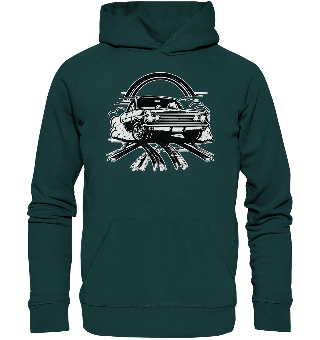 Burnouts - Oldtimer - Organic Hoodie