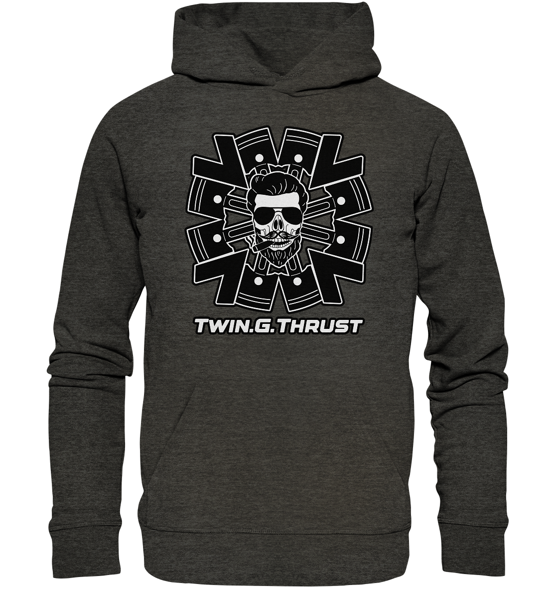 Twin.G.Thrust Logo - Organic Hoodie