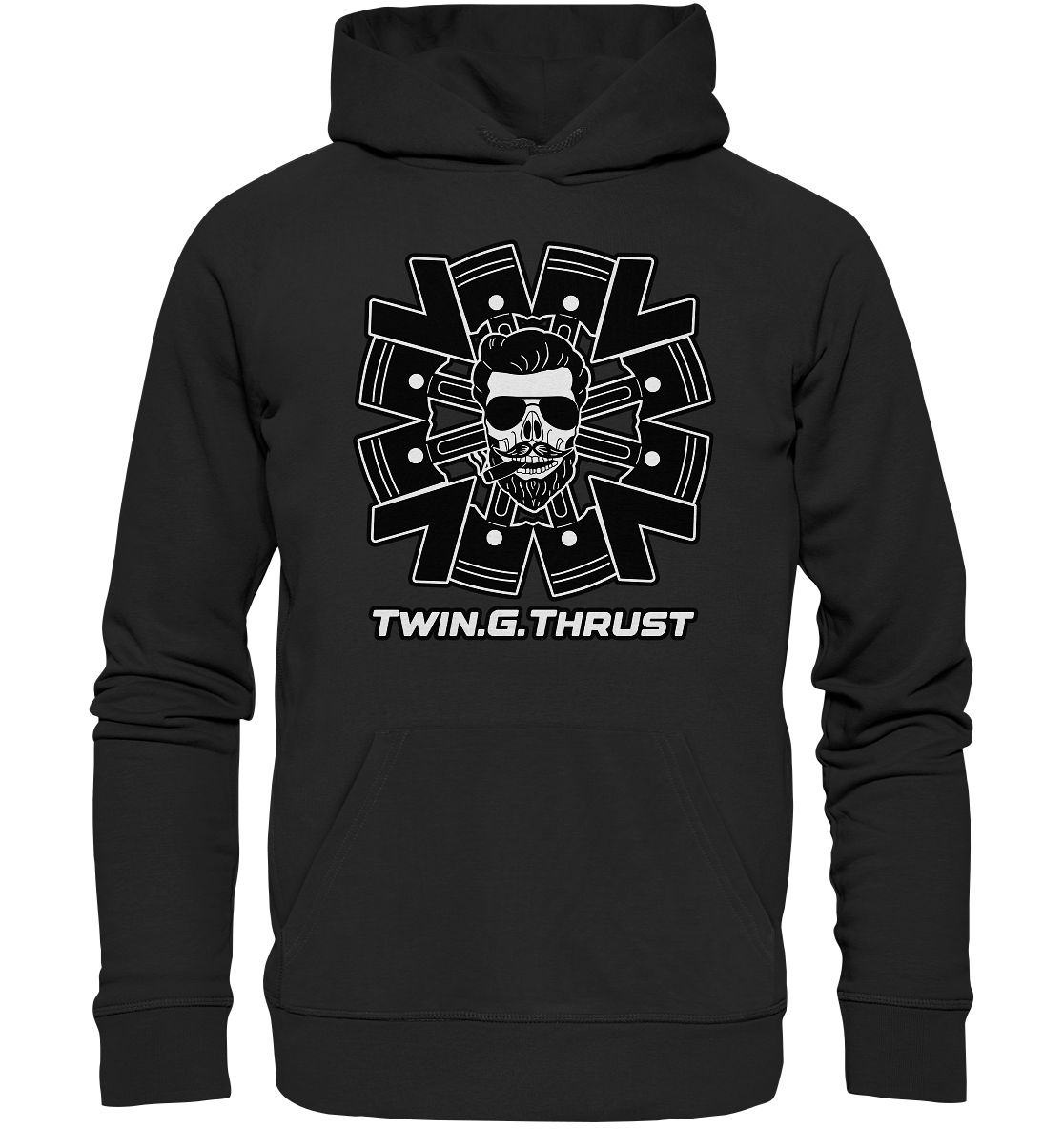 Twin.G.Thrust Logo - Organic Hoodie