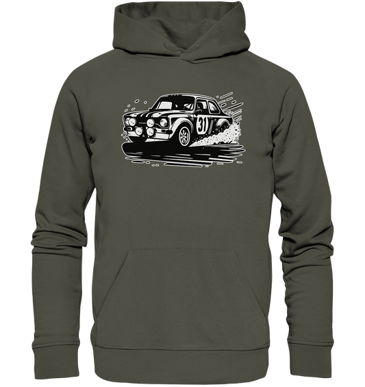 Burnouts - Rallycar - Organic Hoodie