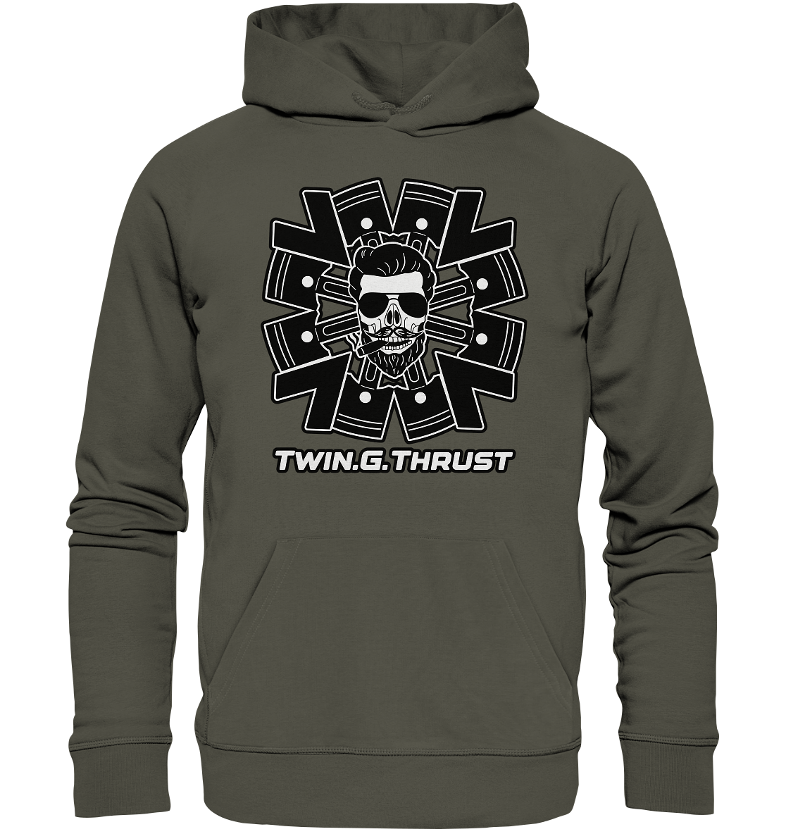 Twin.G.Thrust Logo - Organic Hoodie