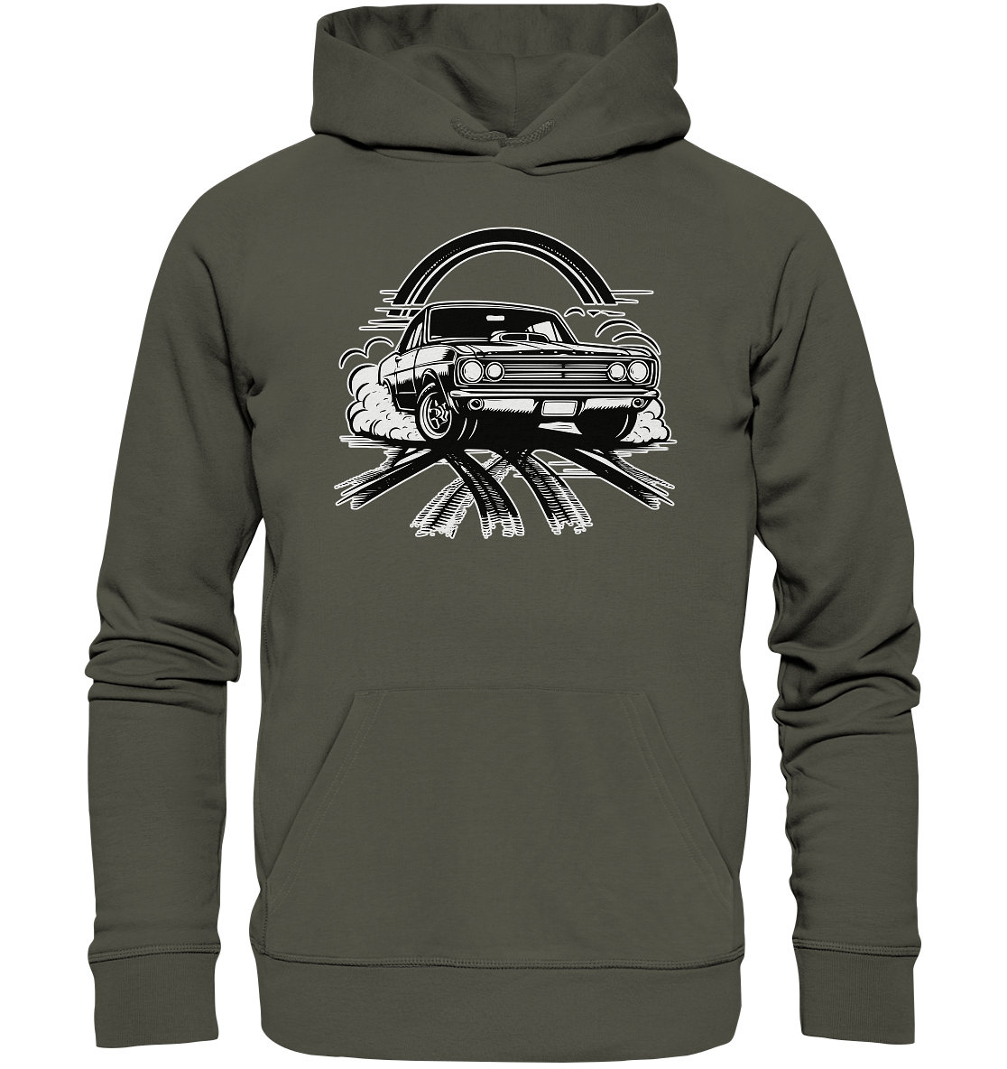 Burnouts - Oldtimer - Organic Hoodie