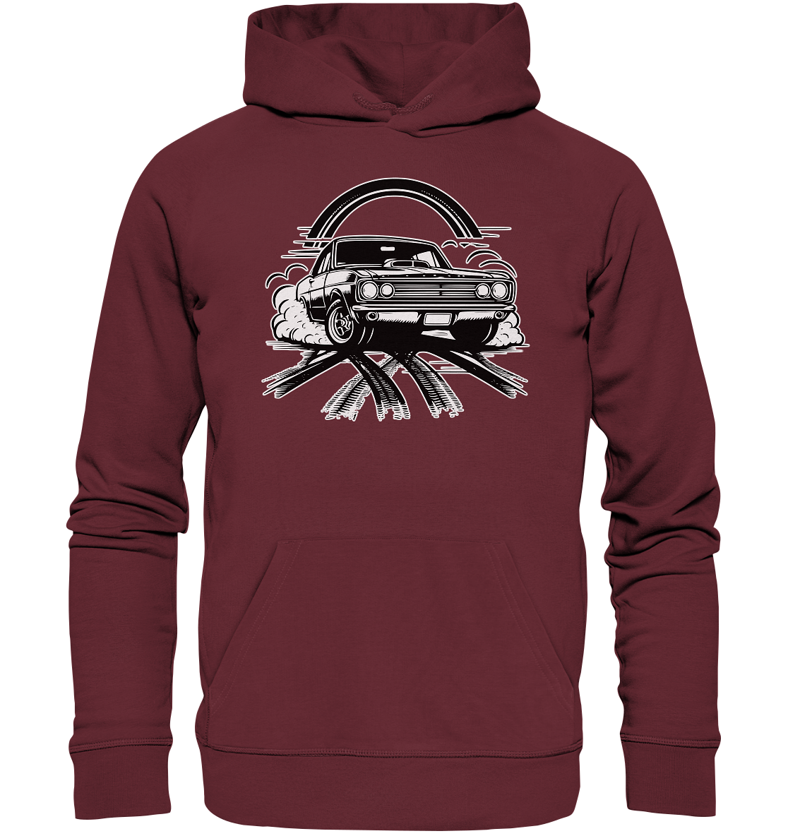 Burnouts - Oldtimer - Organic Hoodie