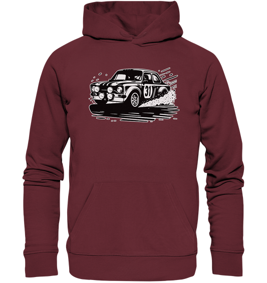 Burnouts - Rallycar - Organic Hoodie