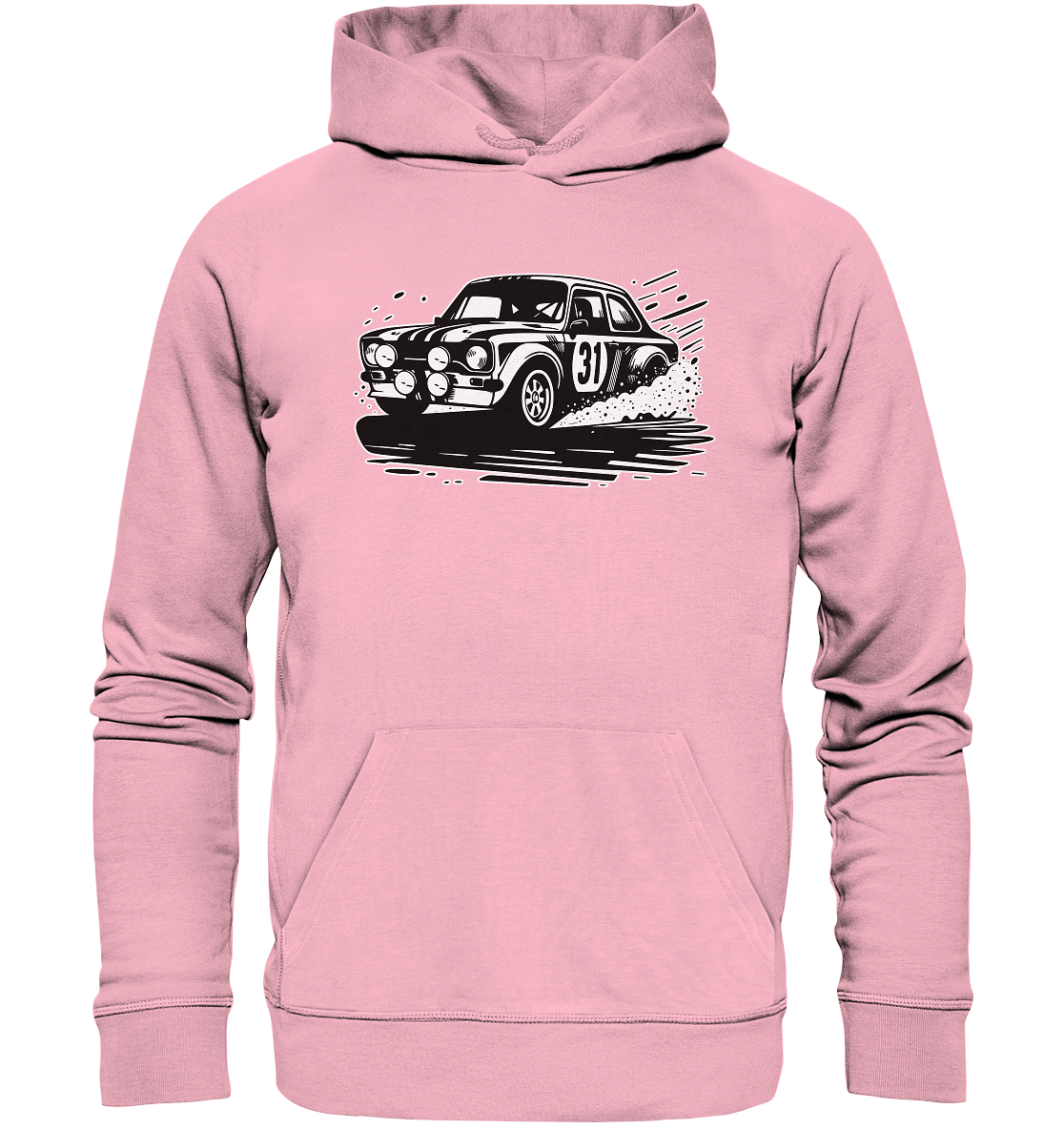 Burnouts - Rallycar - Organic Hoodie