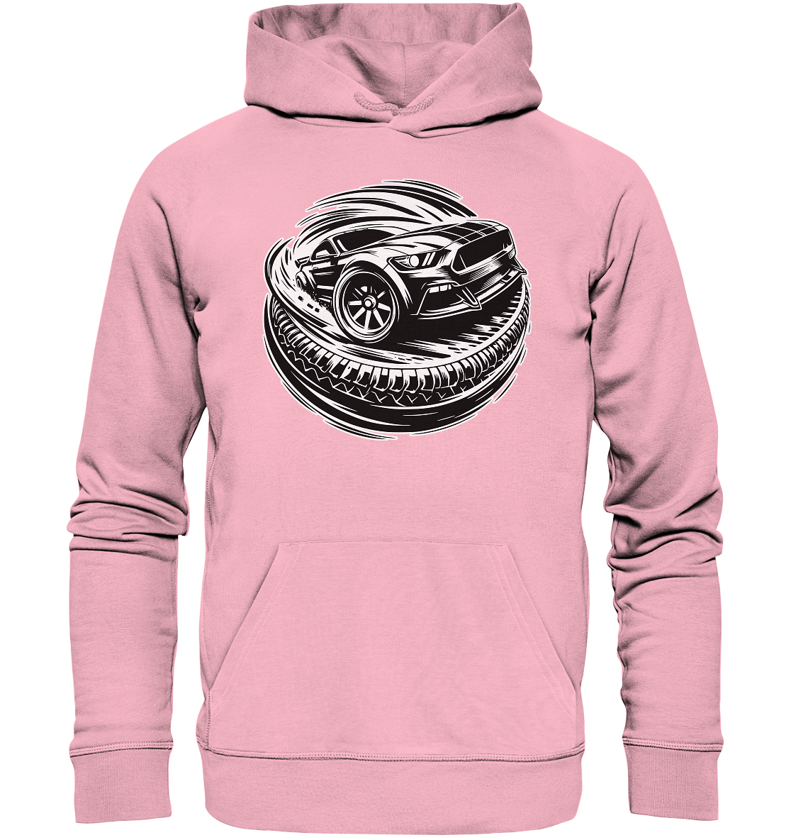 Burnouts - American Car - Organic Hoodie