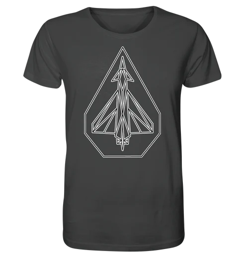 2te Chance - Unisex Organic Shirt - L - Polygon Eurofighter